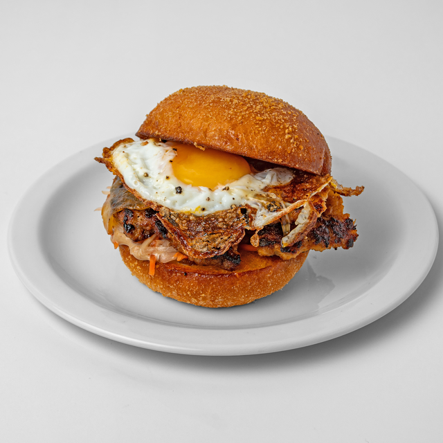 Pork Breakfast Sandwich.